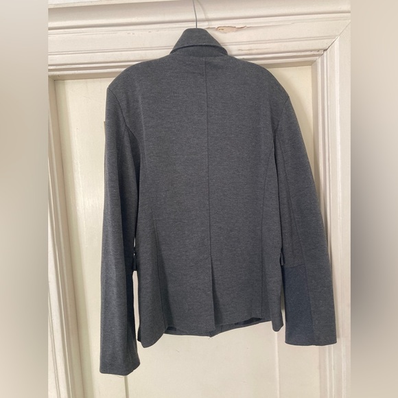 Thelees Grey and Black Stylistic Jacket - Picture 2 of 3